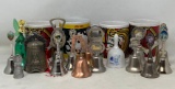 Set of 3 and Single Ceramic Coffee Mugs, 15+ Bells- Mostly Metal