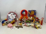Toys Lot- Includes Wild West C.O.W. Boys, Daffy, Winnie, Pez Dispensers, Baby's Cow Rattles, More