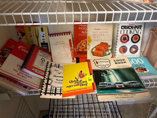 Cookbooks Lot- Includes Crock Pot, Campbell's, Duncan Hines & More