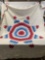 Queen Size Red, White & Blue Lone Star Quilt