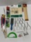 Craft Supplies- Paint Brushes, Krazy Glue, Clippers, Pliers, Clamps, Skewers, More