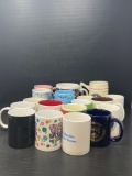 Collection of Coffee Mugs- Various Sizes