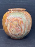 Colorful Stone Vase