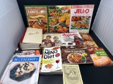 Cookbooks Lot- Jello, Vegetables, Blueberries, Low Carb, Hershey's, More