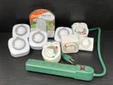 8 Light Timers, Power Strip and Off! Clip On- New