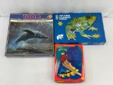 3 Puzzles- Whale, Frog and the Rocketeer