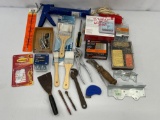 Caulk Gun, Paint Brushes, Pliers, Carpet Knife, Hardware, Thermostat, More