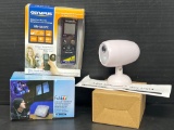 Olympus Digital Voice Recorder, Fake TV Burglar Deterrent and LED Motion Sensor Light