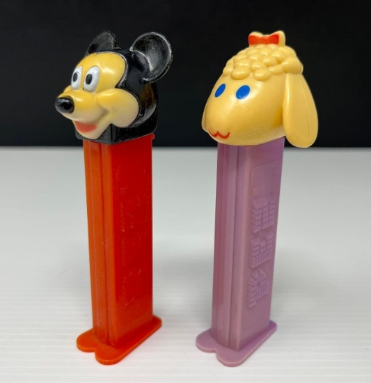 PEZ Dispensers- Mickey Mouse and Lamb Chop