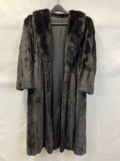 Beautiful Vintage Lady's Full Length Fur Coat
