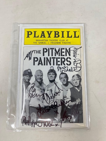 Autograph Playbill - "The Pitmen Painters" Nov 2010 Cover