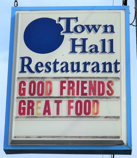 Town Hall Restaurant Blue Ball Liquidation Auction