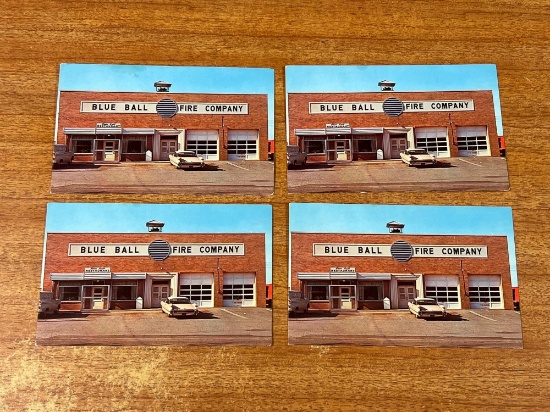 Vintage Town Hall Restaurant Postcards