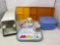 Plastic Divided Trays, Plastic Plates, 2 Child's Plate/Cup Sets, Can Holder
