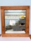 Rectangular Wood Framed Wall Mirror