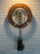 Howard Miller Wood Framed Wall Clock with Brass Pendulum