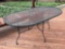 Oval Metal Patio Table
