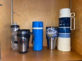 2 Thermal Beverage Containers, Travel Cups, Water Bottle