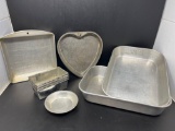 Cake & Loaf Pans- Square, Rectangular, Heart Shaped and Small Pie Plate