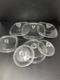 Corning Ware Glass Lids- 7 Pieces