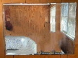 Frameless Beveled Edge Wall Mirror