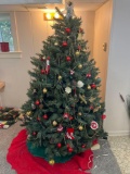 Decorated Artificial Christmas Tree
