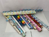 Rolls of Gift Wrap- Various Occasions