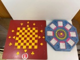 Painted Chess/Checkerboard and Bingo Game