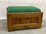 This End Up Pine Ottoman