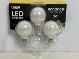 3 LED Dimmable Light Bulbs- Pack is Missing One Bulb