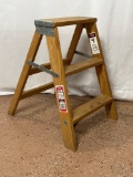 2-Foot Wooden Step Ladder