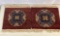 2 Fringed Arabian Carpets with Center Medallions