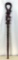 African Folk Art Figural Carved Walking Stick