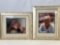 Pair of Matching Frames with Photographs of Tibetan Girl and Older Gentleman