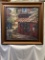 Framed Print of Oil Painting of Town Art Gallery