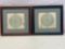 Pair of Framed Constellation Prints from South West Asia with Arabic Writing
