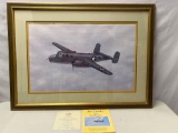 Framed Print of Lt. Col. James H. Doolittle's North American B25 B Airplane