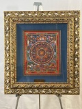 Gilt Framed Painting of Tibetan Buddha of Compassion