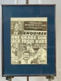 Framed National Enquirer from August 10, 1993