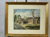 Framed & Matted Watercolor Painting of 