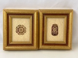 Two Framed Metal Islamic Wall Art Pieces