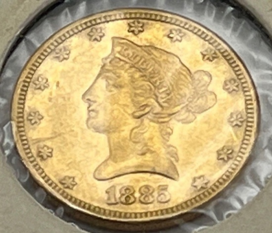 1885 $10 Liberty Eagle