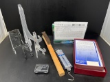 Table Top Easels, Wire Brush, Hanging Scale, Mineral Scale, More