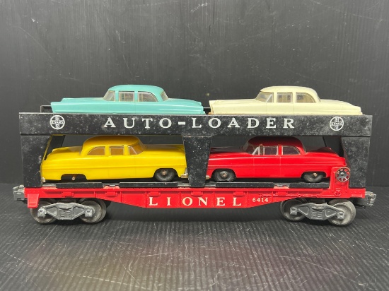 Lionel No. 6414 Auto Loader with 4 Cars, 1956-66