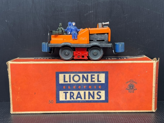 Lionel No. 50 Gang Car with Box