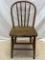 Bent Back Wooden Side Chair