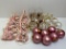 Pink & Clear Themed Ornaments- Approx. 5 Styles
