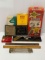 Vintage Cardboard Containers, Folding Rules, Rulers