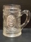 2 Glass Steins- One with Pewter 