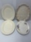 4 Oval Platters- 2 are Ironstone, 1 is Homer Laughlin, Other is Knowles